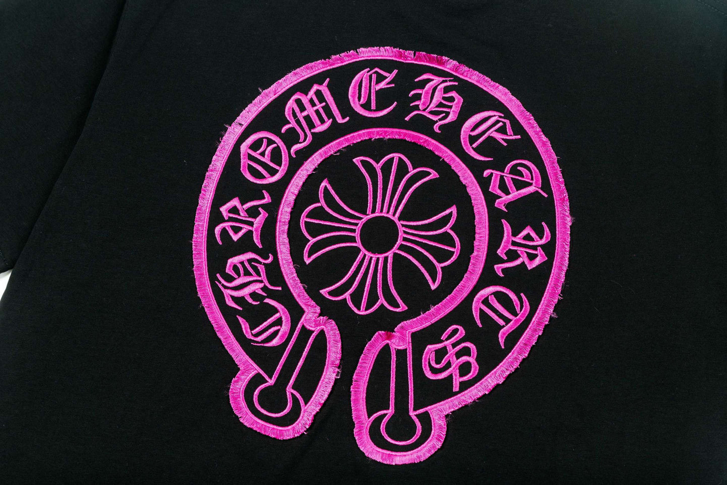 Black Chrome Pink Hearts