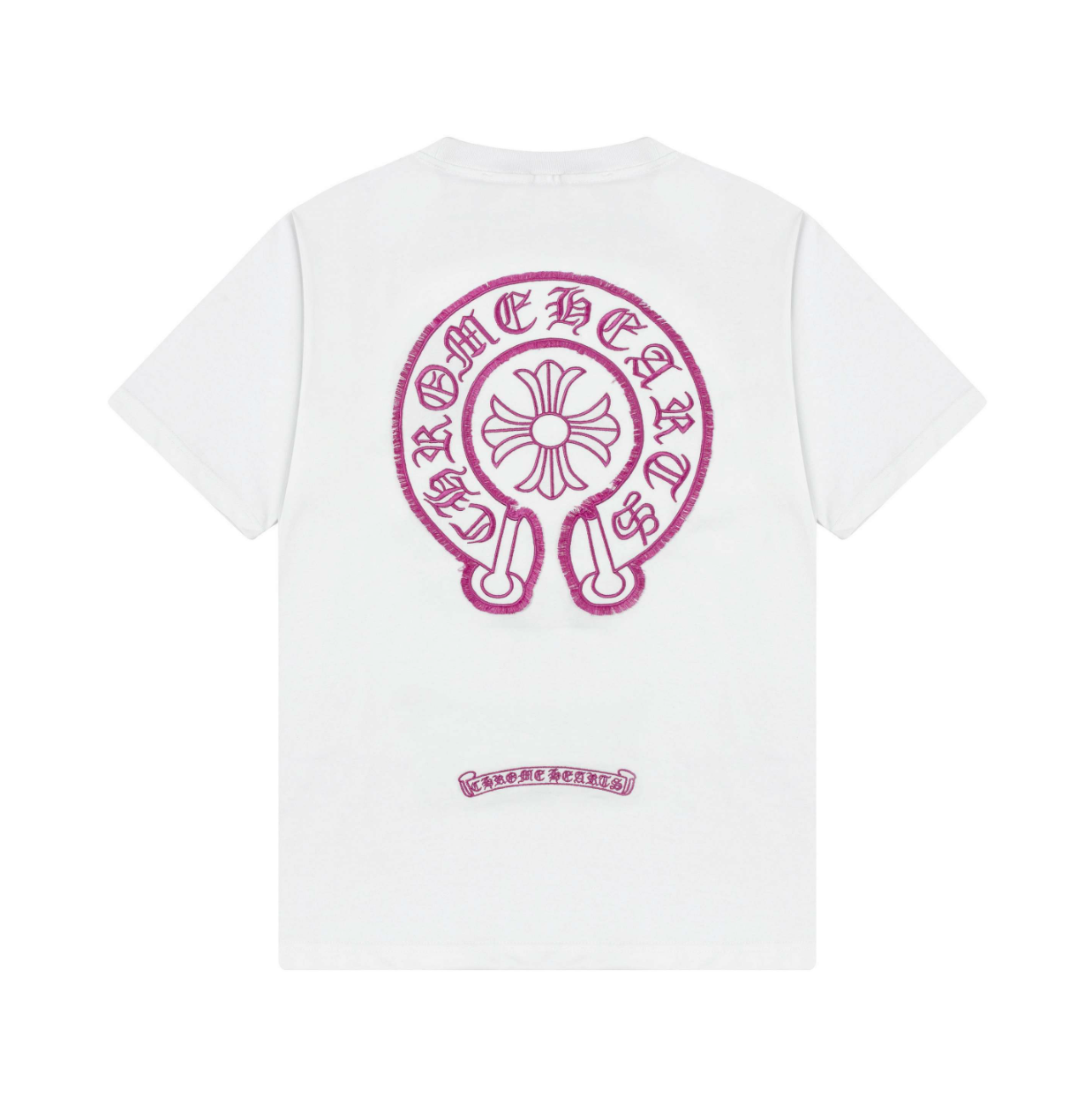 White Chrome Pink Hearts