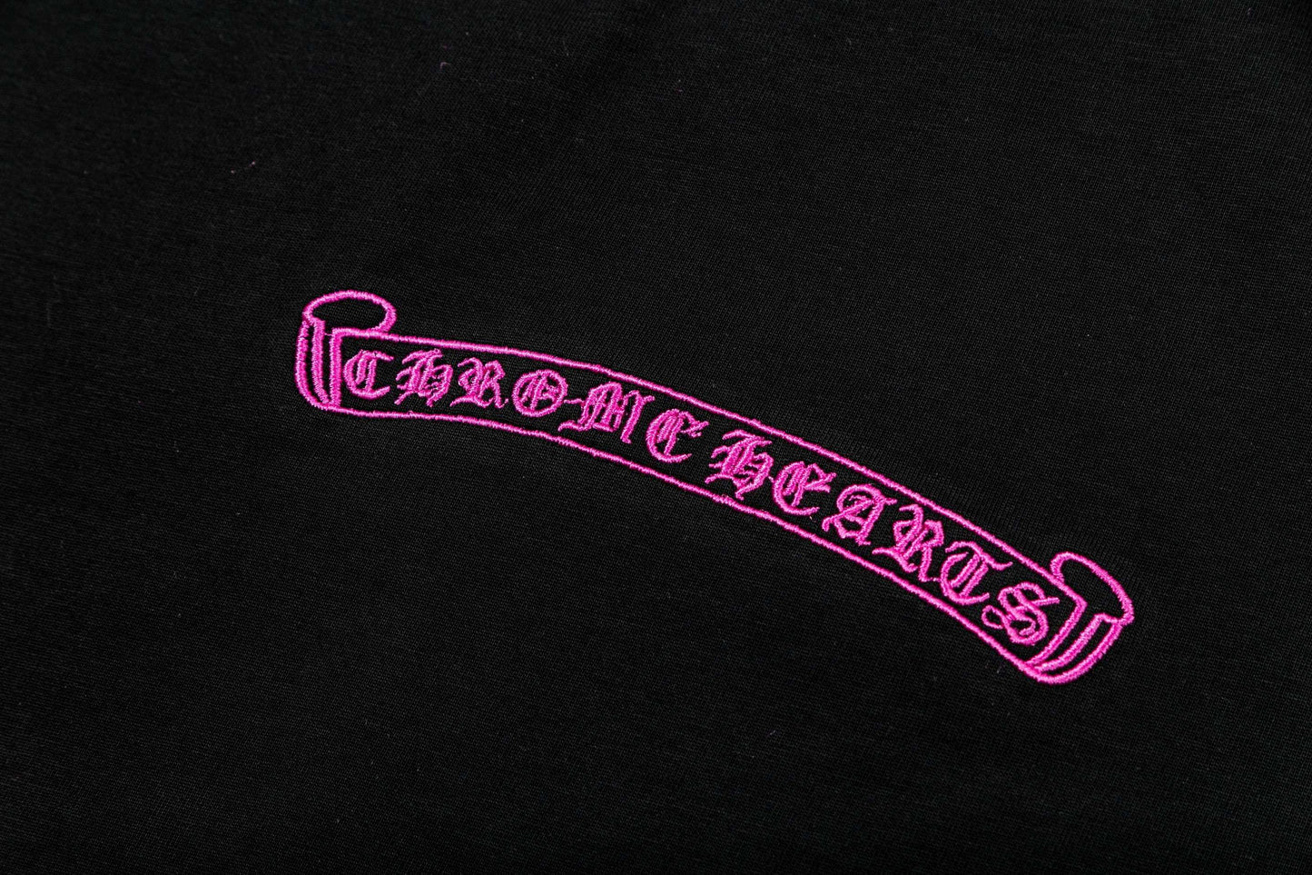 Black Chrome Pink Hearts