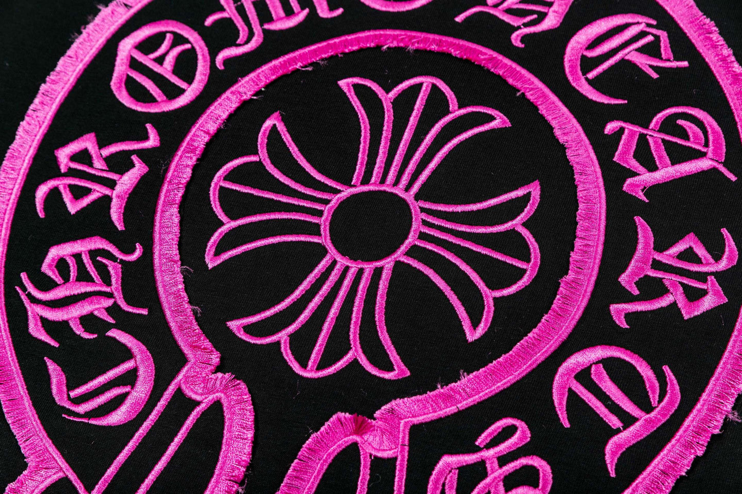 Black Chrome Pink Hearts