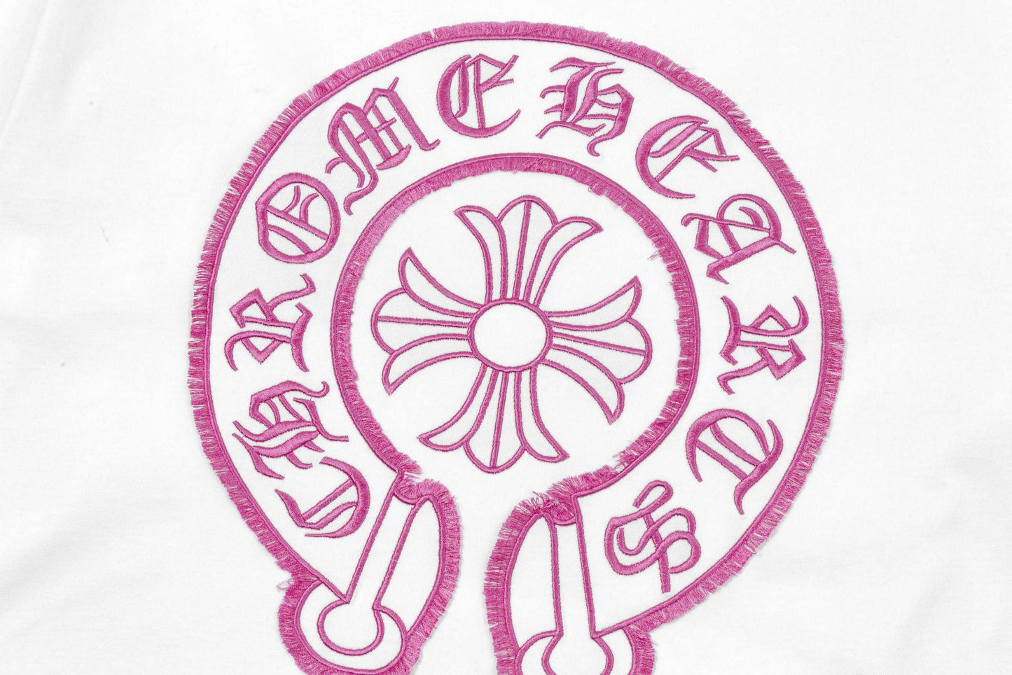 White Chrome Pink Hearts